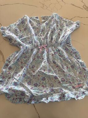 Floral swim cover up